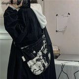 Vintage Tie-dye Linen Bag Cross-body Leisure Totes Handbags