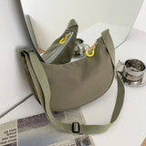Nylon Zipper Shoulder Bags Women Hobos High Street Shopping Kpop