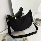 Nylon Zipper Shoulder Bags Women Hobos High Street Shopping Kpop