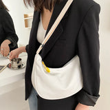 Nylon Zipper Shoulder Bags Women Hobos High Street Shopping Kpop