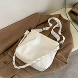 Shoulder Bag Women's Zipper PU Leather Crossbody Tote Bag