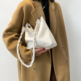 Shoulder Bag Women's Zipper PU Leather Crossbody Tote Bag
