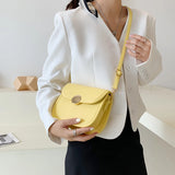 Women's Small Square Shoulder Bag PU Leather Crossbody Handbag