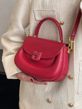 Women's Shoulder Bag Spring Summer Saddle Pack High Texture Pu Handbags
