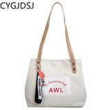 Canvas Tote Shoulder Sling Bag for Women Office