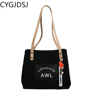 Canvas Tote Shoulder Sling Bag for Women Office