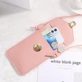 Shoulder Bags for Women Crossbody PU Leather Touch Screen Mobile Phone Wallet