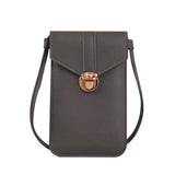 Shoulder Bags for Women Crossbody PU Leather Touch Screen Mobile Phone Wallet