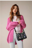 Printed Balloon Shoulder Bag for Women Girl Ladies