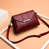 Women's PU Leather Shoulder Bag Crossbody Messenger Handbag
