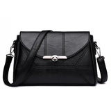 Women's PU Leather Shoulder Bag Crossbody Messenger Handbag