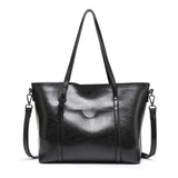 Oil Wax Leather Shoulder Bag for Women