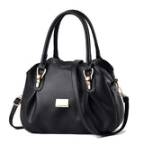 Women's PU Leather Shoulder Bag Tote Crossbody Handbag