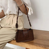 Women's PU Leather Embossed Shoulder Bag Retro Handbag Clutch Sling Pouch