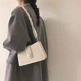 Women's PU Leather Embossed Shoulder Bag Retro Handbag Clutch Sling Pouch