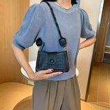 Women's PU Leather Embossed Shoulder Bag Retro Handbag Clutch Sling Pouch