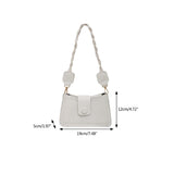 Women's PU Leather Embossed Shoulder Bag Retro Handbag Clutch Sling Pouch