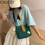 Small Shoulder Bag for Women Crossbody Square Office