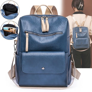 Women Backpacks Anti-theft Travel Backpack Soft Leather School Bags