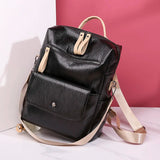 Women Backpacks Anti-theft Travel Backpack Soft Leather School Bags