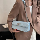 Solid Ladies Shoulder Crossbody Bag Chain Handbags