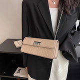 Solid Ladies Shoulder Crossbody Bag Chain Handbags