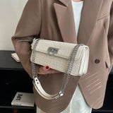 Solid Ladies Shoulder Crossbody Bag Chain Handbags