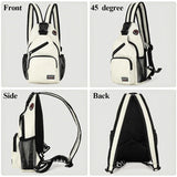 Waterproof Crossbody Shoulder Bag Chest Waist Fanny Pack for Women Men