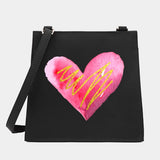Love Series Shoulder Crossbody Bag Small Square Commute Tote Messenger