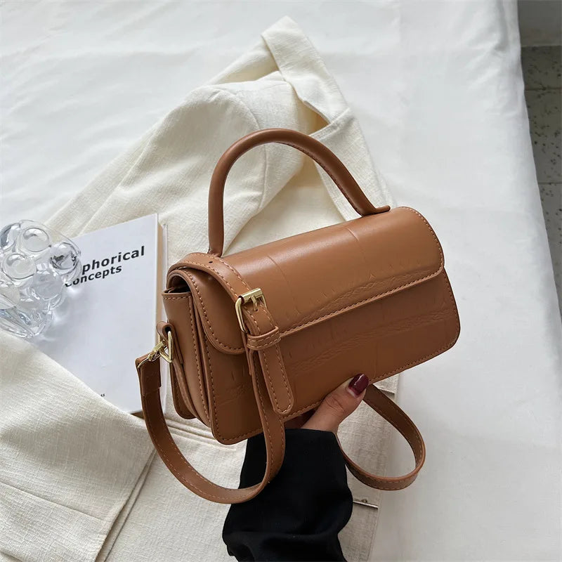 Fashionable Small Square Shoulder Bag for Women Work