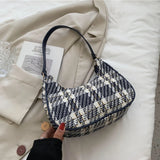 Shoulder Handbag for Women, Hobo Tote Handbag Mini Clutch Purse with Zipper
