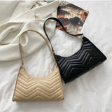 Crocodile Pattern Leather Crossbody Shoulder Bag for Women