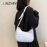 Quilted Nylon Shoulder Messenger Bag for Ladies Girl