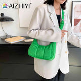 Quilted Nylon Shoulder Messenger Bag for Ladies Girl