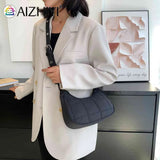 Quilted Nylon Shoulder Messenger Bag for Ladies Girl