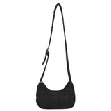 Quilted Nylon Shoulder Messenger Bag for Ladies Girl