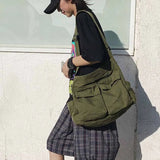 Fashionable Lightweight Canvas Messenger Bag