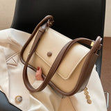 Shoulder Leather Crossbody PU Bags Long Belt for Women Spring Handbags Purses