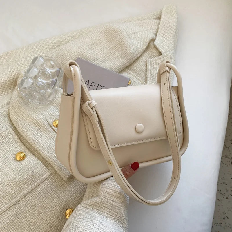 Shoulder Leather Crossbody PU Bags Long Belt for Women Spring Handbags Purses