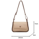 Shoulder Leather Crossbody PU Bags Long Belt for Women Spring Handbags Purses