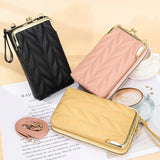 Mini PU Leather Clutch Ladies Purse Handbag