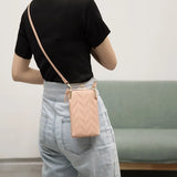 Shoulder Messenger Bag Crossbody Bags Phone Bag Women Wallets Mini PU Leather