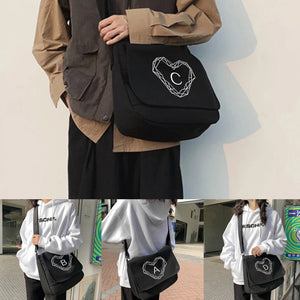 Harajuku Canvas Crossbody Bag Diagonal Pouch