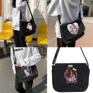 Harajuku Canvas Crossbody Bag Diagonal Pouch