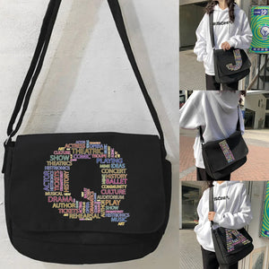 Harajuku Canvas Crossbody Bag Women Diagonal Pouch