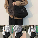 Harajuku Canvas Crossbody Bag Women Constellation Pattern