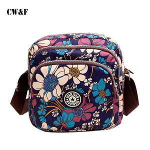 Middle-aged Women Nylon Oxford Shoulder Messenger Bag