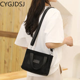 Nylon Shoulder Bag Women Handbag Cross Body Office Bag