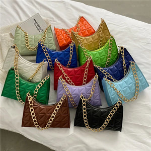 Women's Classic Leather Shoulder Bag