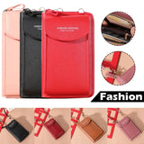 Shoulder Wallet Women Phone Wallet Purse Bag Handbag Long Wristlet Wallets